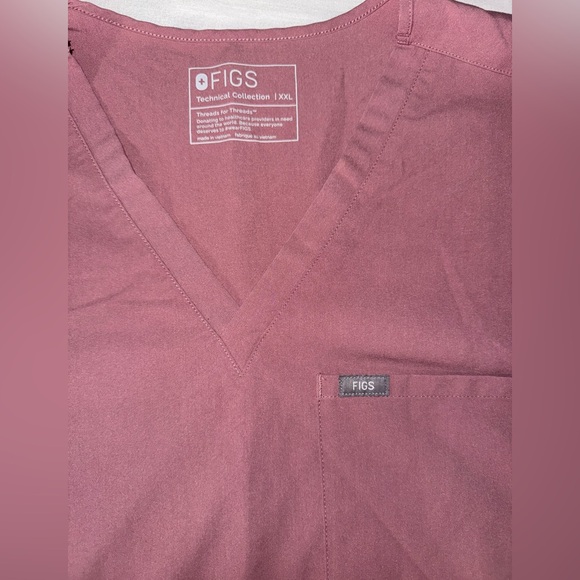 FIGS *LIMITED EDITION* Mineral Mauve Catarina Scrub Top XXL - Picture 5 of 7